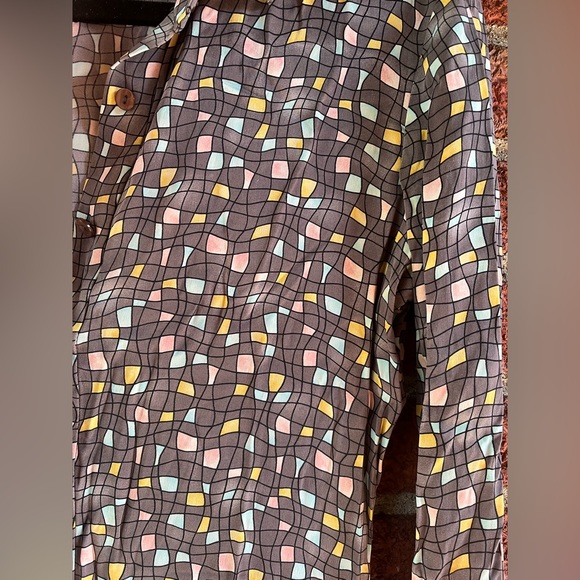 Diane von Furstenberg Silk Confetti Button Down Dress size 4 - Picture 4 of 8